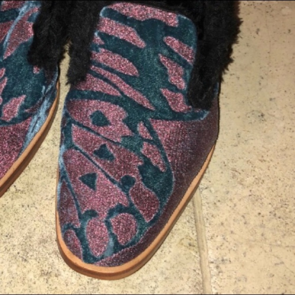 Free People Butterfly Shearling Mules - Picture 3 of 7